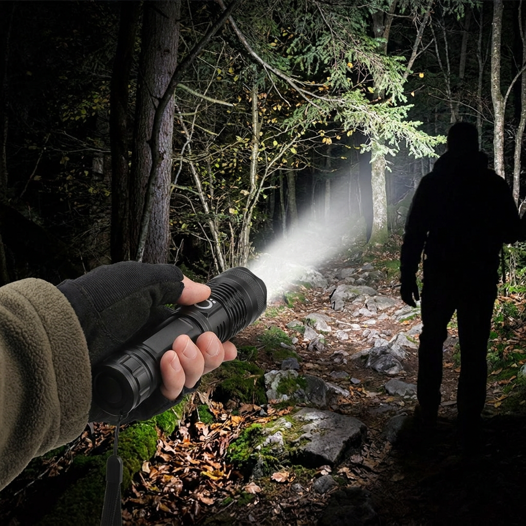 90000 Lumens Flashlight lifestyle